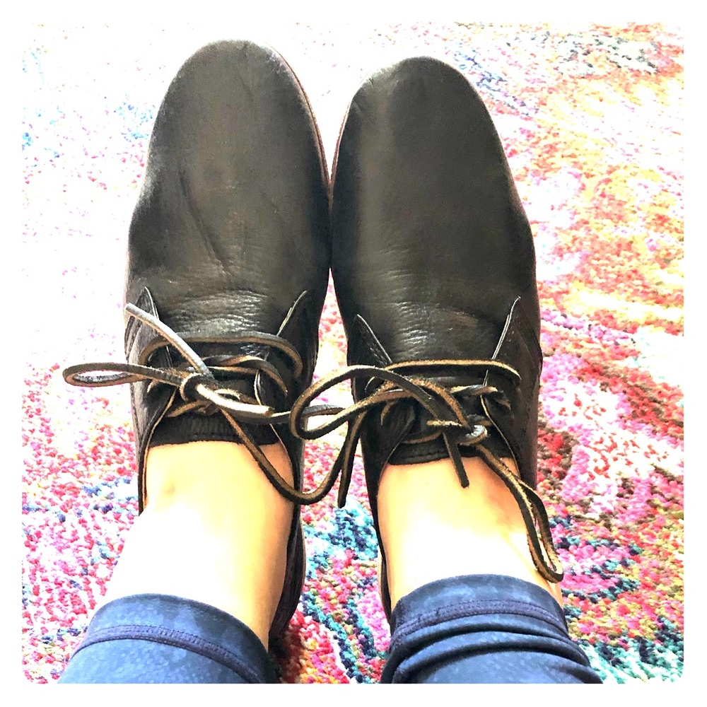 Frye slip on shoe